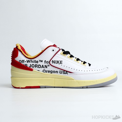 Off-White x Air Jordan 2 Retro Low SP White Red